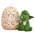 Funny Dinosaur Plush Toy for Boys - Dinosaur Egg Stuffed Pillow, Comforting Sleep Companion Doll
